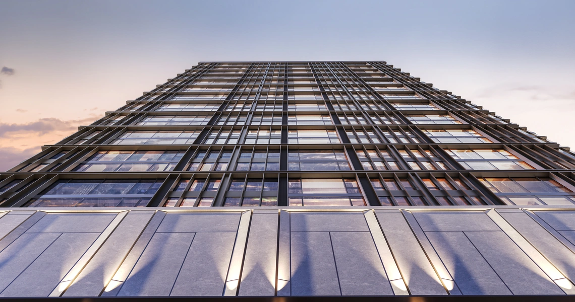 Mulberry Grove Sukhumvit Luxury Condo Exterior Down-Top View