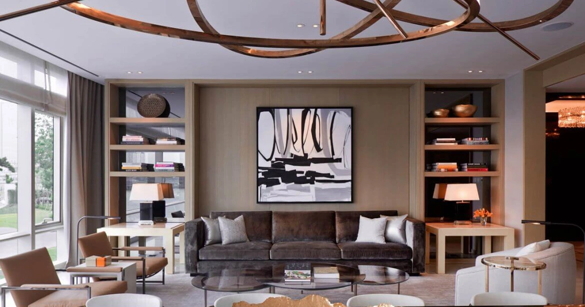 Four Seasons Private Residences Bangkok - Living Room Decoration