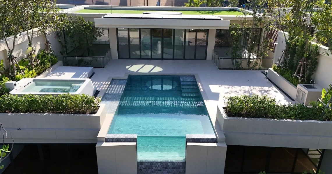 Banyan Tree Beachside Aegir exterior pool villa