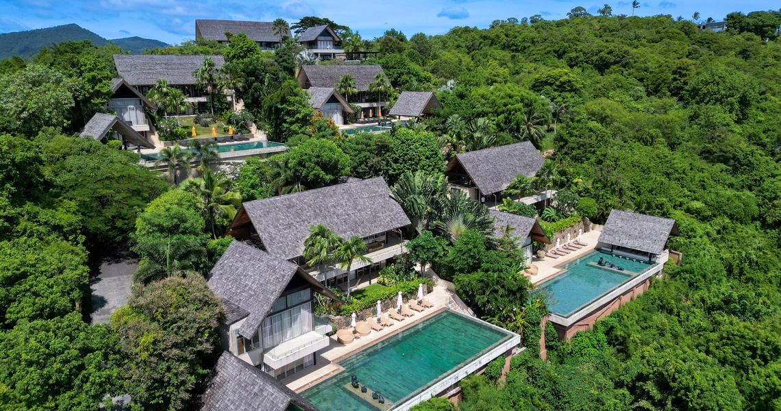 Panacea Retreat - Residence Aerial View