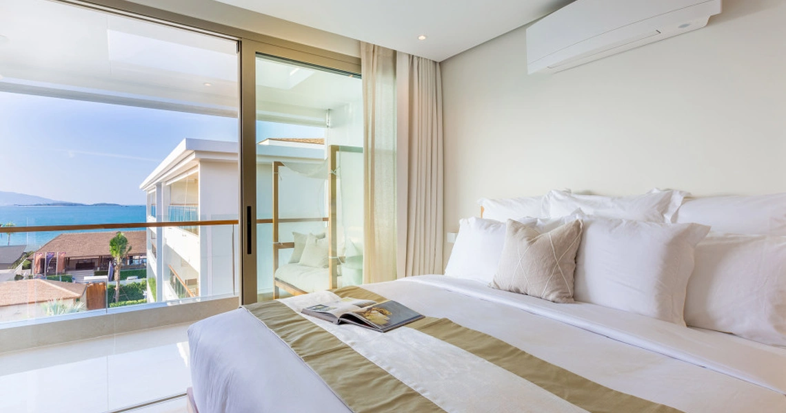 Luxury apartments on Samui Chi Residence bedroom
