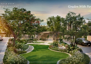 The Title Villa Estella Naiyang - Garden with pavillion