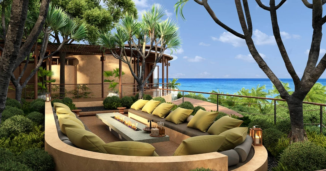 Kunkhao Tara Villas– Seaview Outdoor Sofa