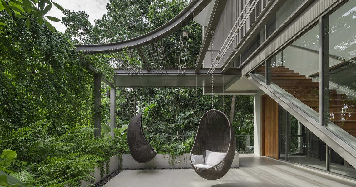 Veyla Natai beachfront villas sea villa garden