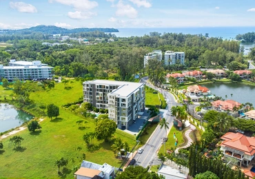 Laguna Lakeside premium Phuket condo - aerial shot