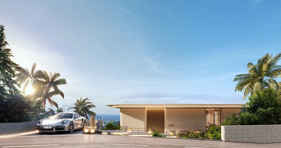 Aurora Kata Top Sea View Villa exterior entrance