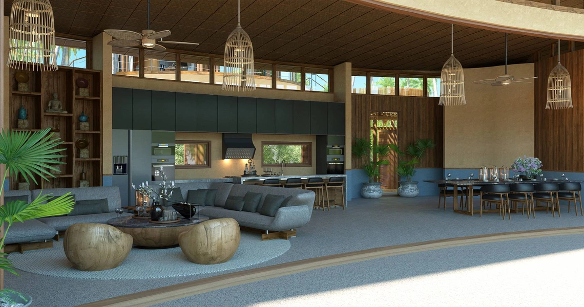 Kunkhao Tara Villas– Living Area