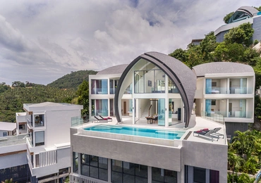 Luxury villas on Samui Sky Dream Villa front view