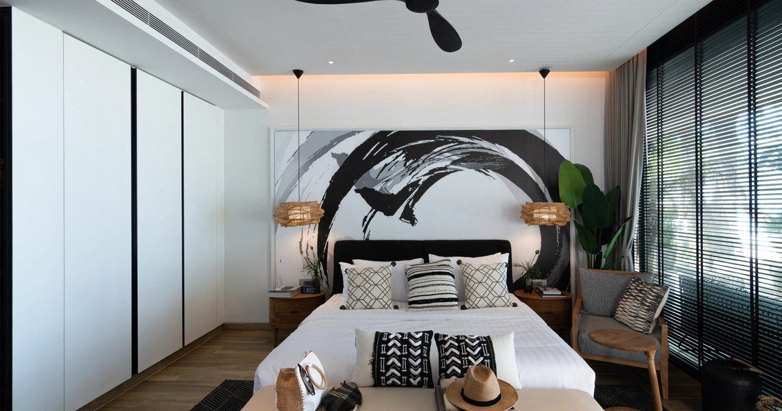Condominium on Phuket MGallery Residences MontAzure Lakeside bedroom
