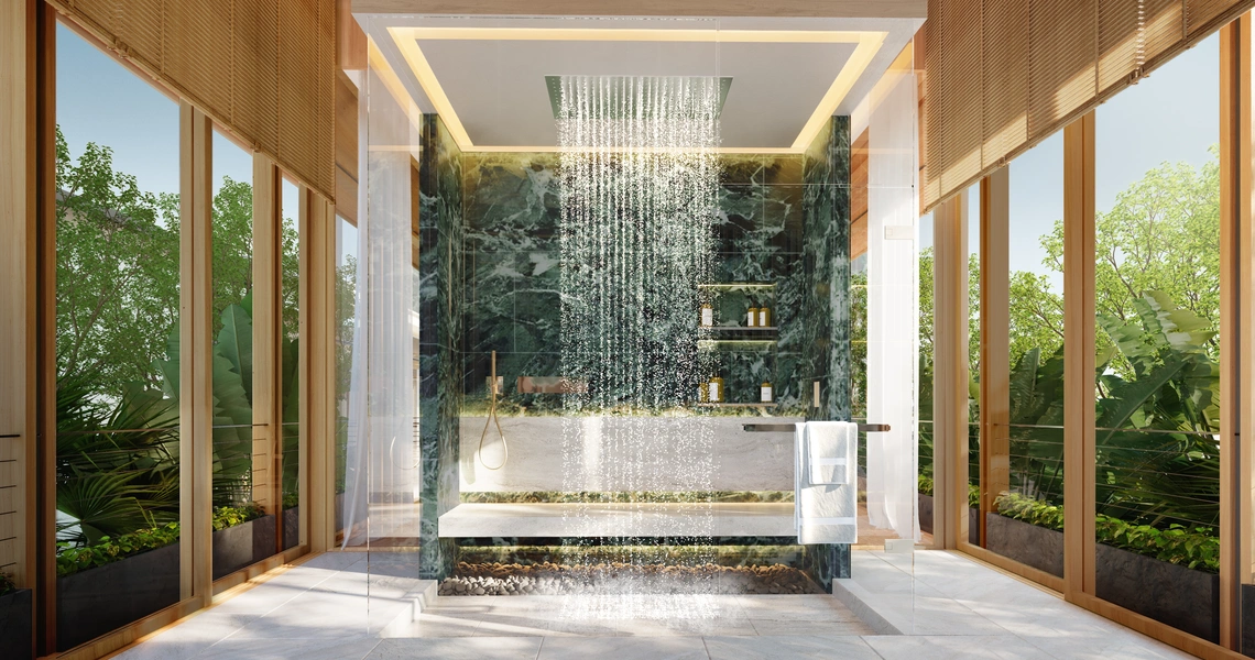 ANNARA Residences sauna shower