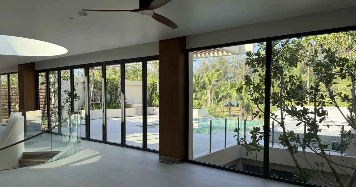 Banyan Tree Beachside Aegir interior with pool view