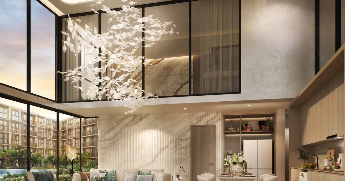 Rhea by Sansiri resort condo - duplex apartment