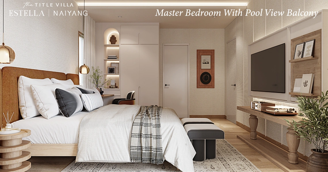 The Title Villa Estella Naiyang - Master Bedroom