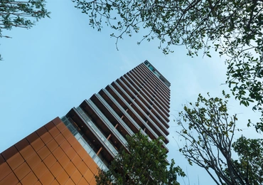 Khun by Yoo luxury condo in Bangkok building view