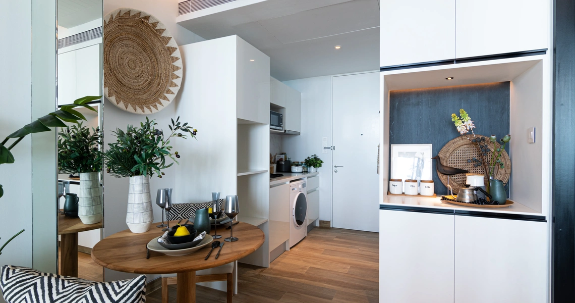 Condominium on Phuket MGallery Residences MontAzure Lakeside kitchen