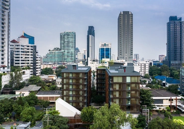 Chalermnit Art De Maison Condo in Bangkok aerial