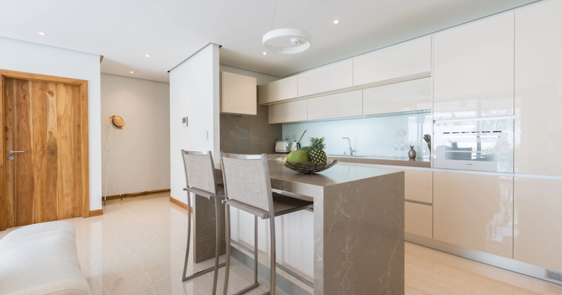 Luxury apartments on Samui Chi Residence kitchen area