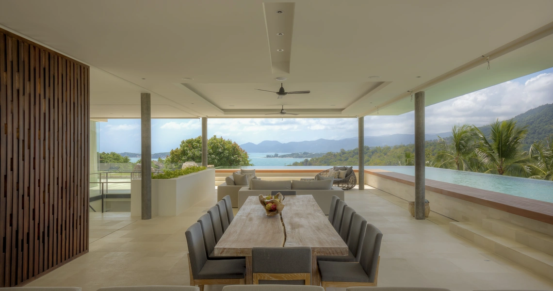Luxury villas on Samui 6 Bedroom Pool Villa in Samujana living area