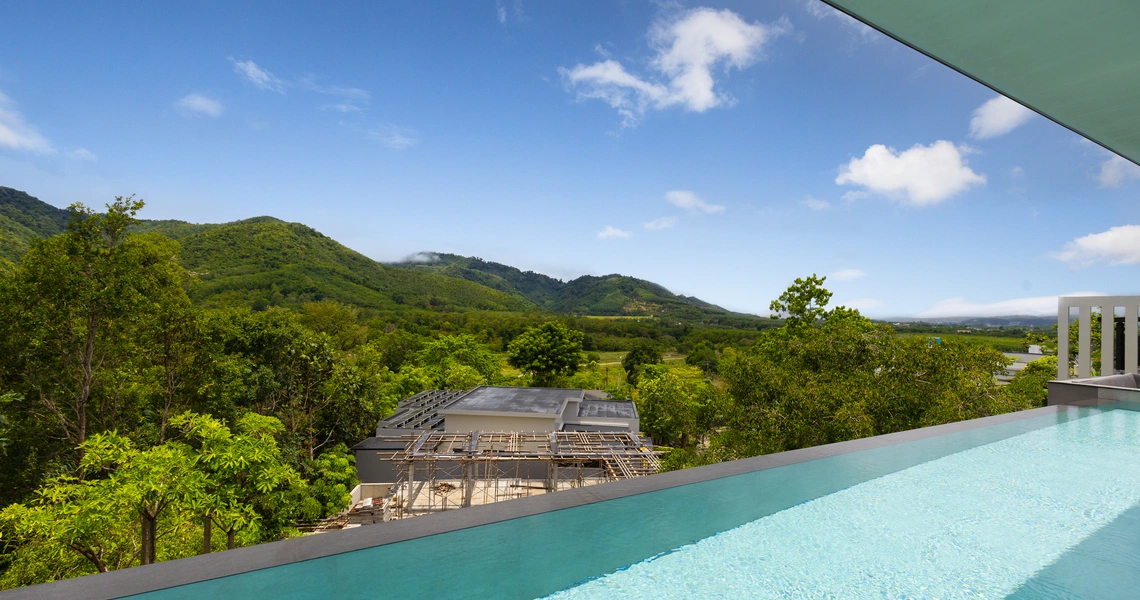 Manick Hillside villa 7-Pool view