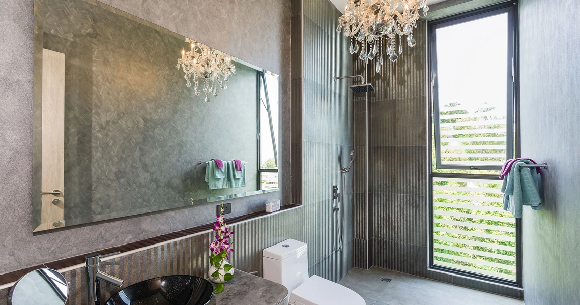 Luxury villas on Samui Sky Dream Villa bathroom