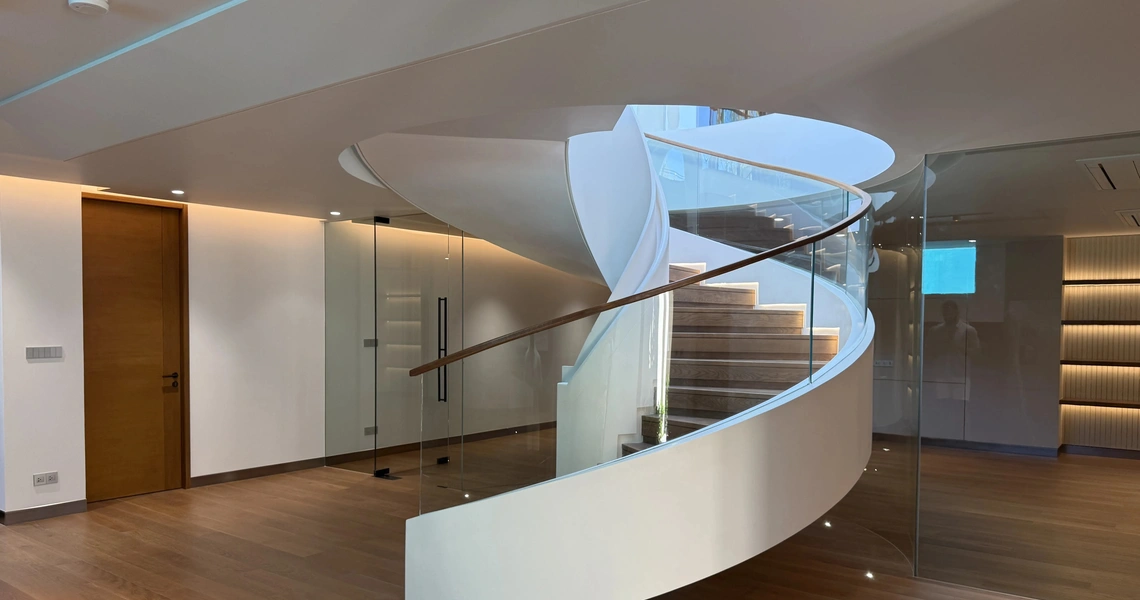 Banyan Tree Beachside Aegir interior stairs