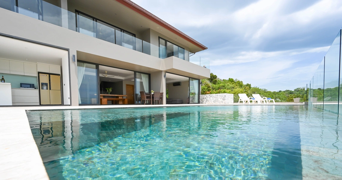 Luxury villas on Samui Villa Kelly 6 Bedroom Seaview Pool Villa swimming pool