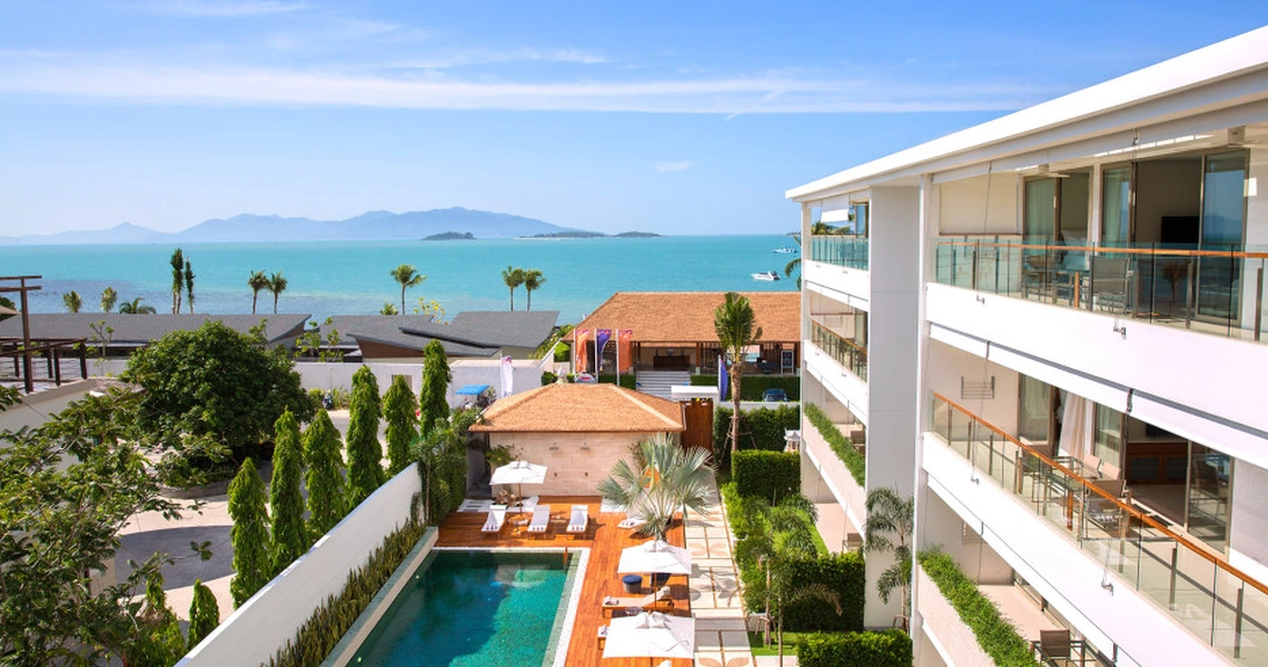 Luxury apartments on Samui Chi Residence exterior
