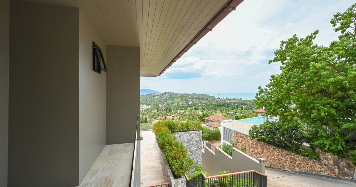 Luxury villas on Samui Villa Kelly 6 Bedroom Seaview Pool Villa view